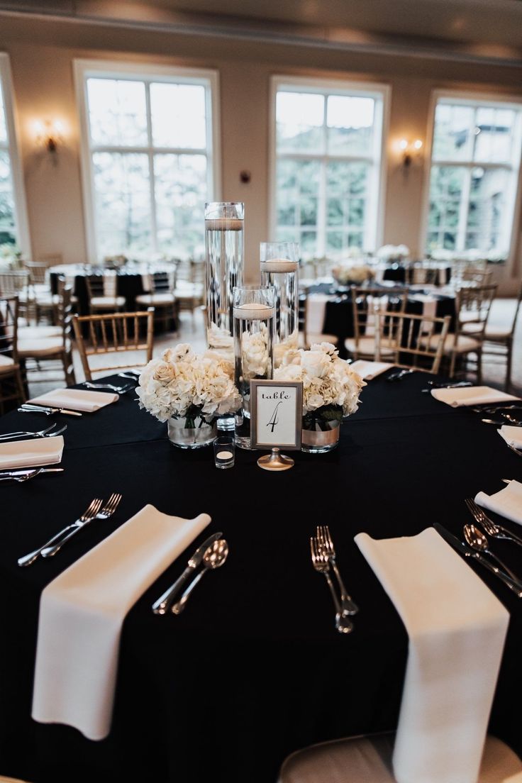 Black tie reception